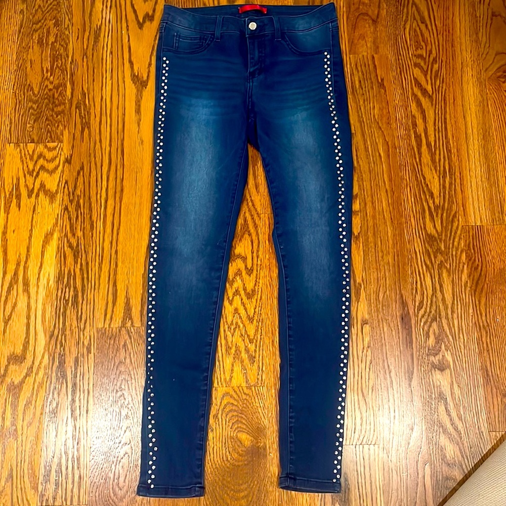 JENNIFER LOPEZ skinny studded jeans